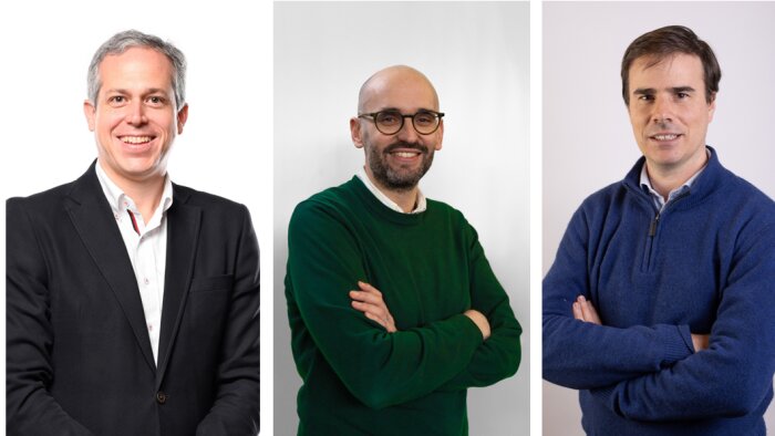 Eloy Del Moral, Fodil Yazid et Venceslas Boutan, les 3 directeurs généraux délégués. - © D.B