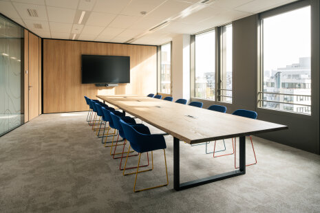 Espaces dynamiques dans les bureaux du siège de Samsung France - ©&amp;#160;Thibaud Poirier pour Parella