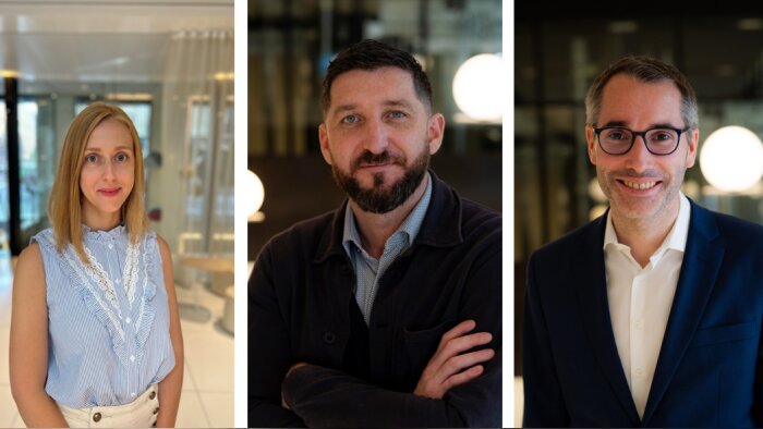 Aude Rimlinger, Christophe Lapotre et Guillaume Lesouef. - © D.B