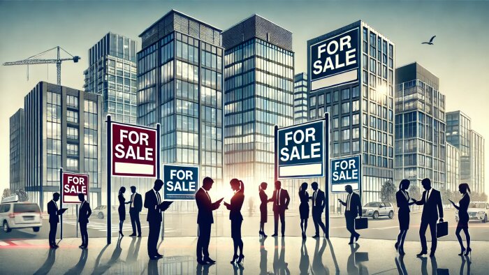 Les externalisations immobilières des entreprises ont totalisé 18,4 milliards d’euros en 2023 (EMEA) - © Générée par IA