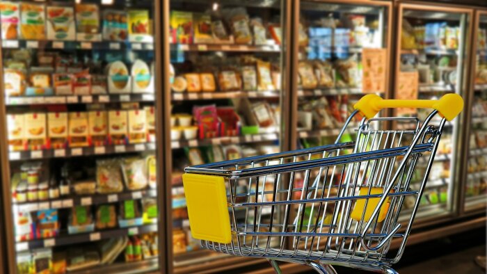 Les foyers français ont réduit leurs achats de produits de grande consommation de -3,2 %. - © D.R.
