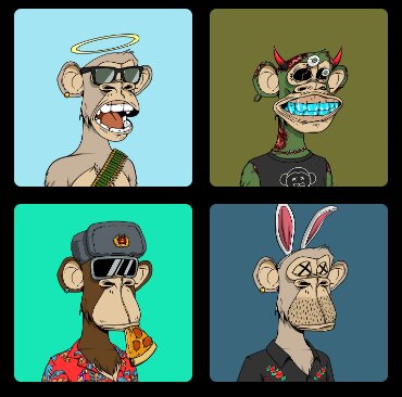 Yuga Labs af fait fortune avec sa collection NFT Bored Ape Yacht Club. - © Bored Ape Yatch Club