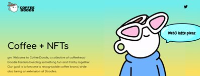 Coffeedoods est une marque de café sous abonnement via l’acquisition d’un NFT. - © D.R.