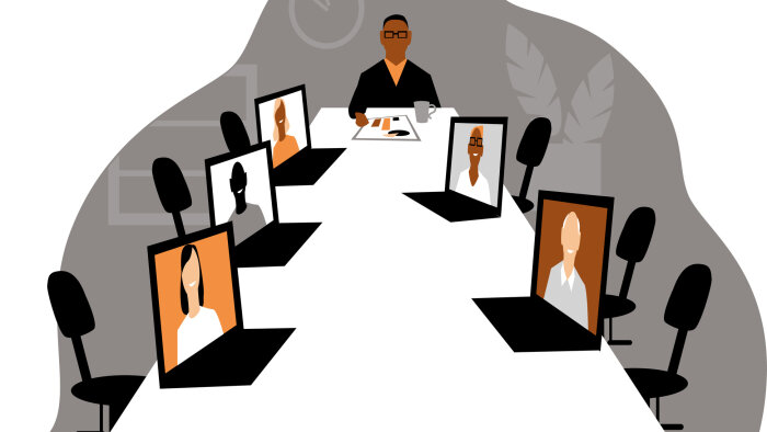 Les aménagements tendent à s’adapter au travail hybride. Quid du management ?  - © Getty Images/iStockphoto