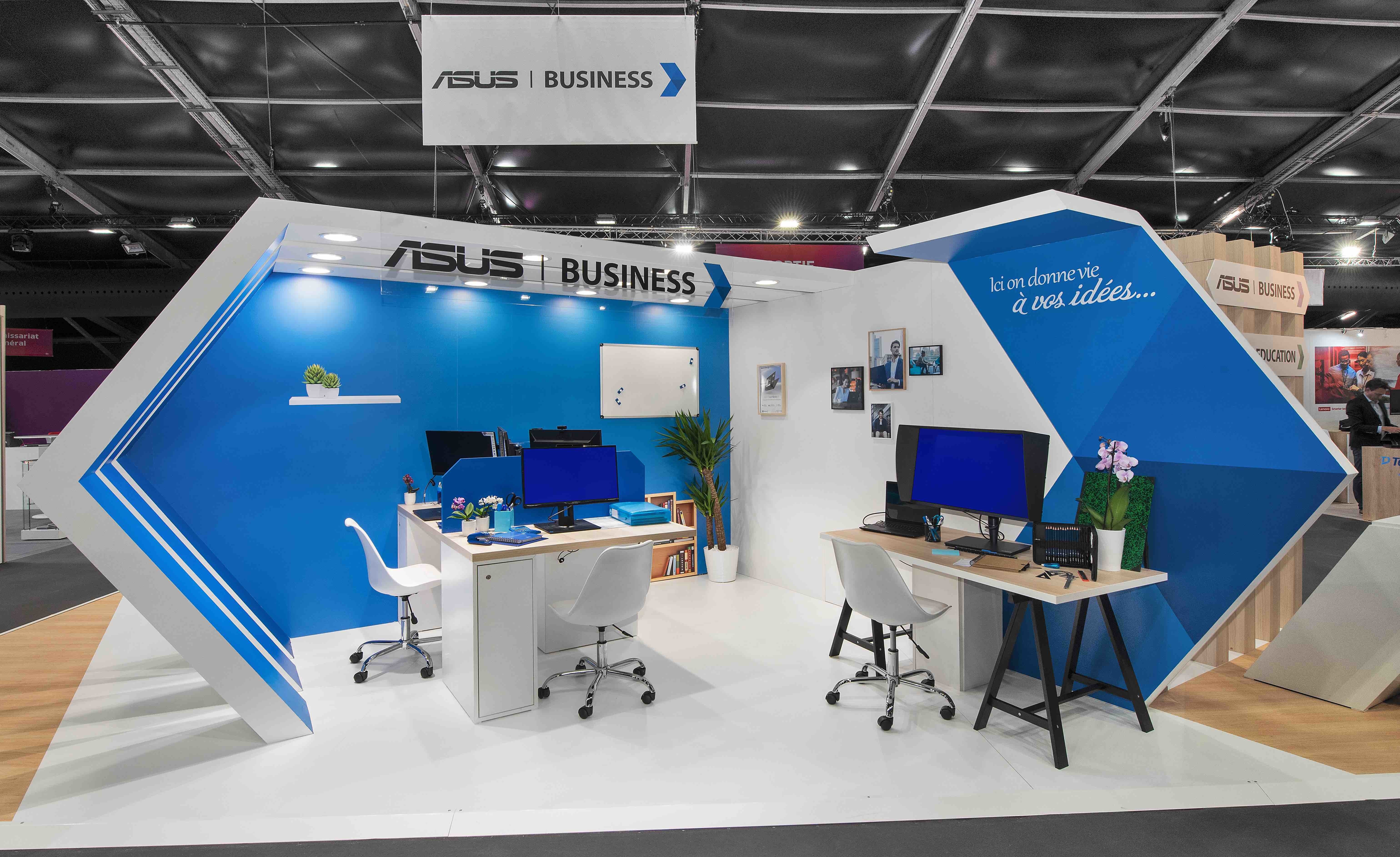 Asus participe à plusieurs salons professionnels chaque année - © Asus France