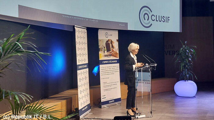 Florence Puybareau, directrice du Clusif, a présenté la restitution.  - © Républik IT / B.L.