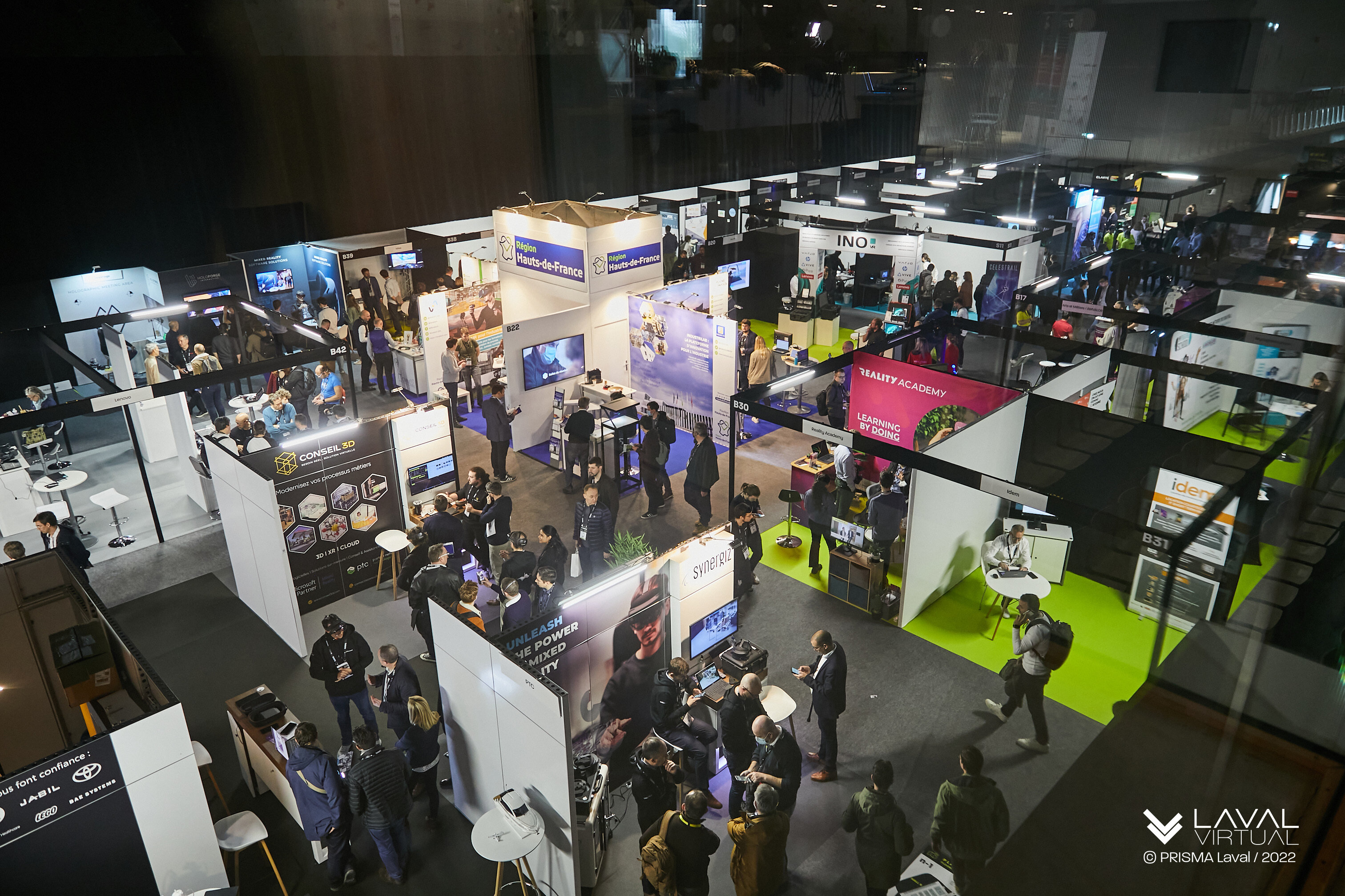 200 exposants en 2023 contre 135 en 2022 avec la présence des multinationales du secteur - © Laval Virtual