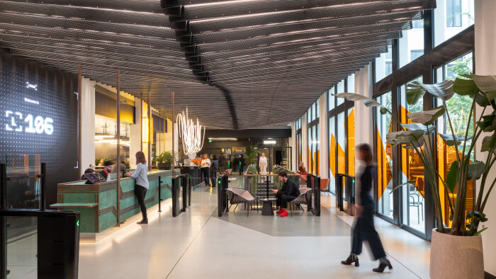 Le 106 rue du Temple, à Paris, est le nouveau siège mondial de Ledger. - © Antoine Mercusot