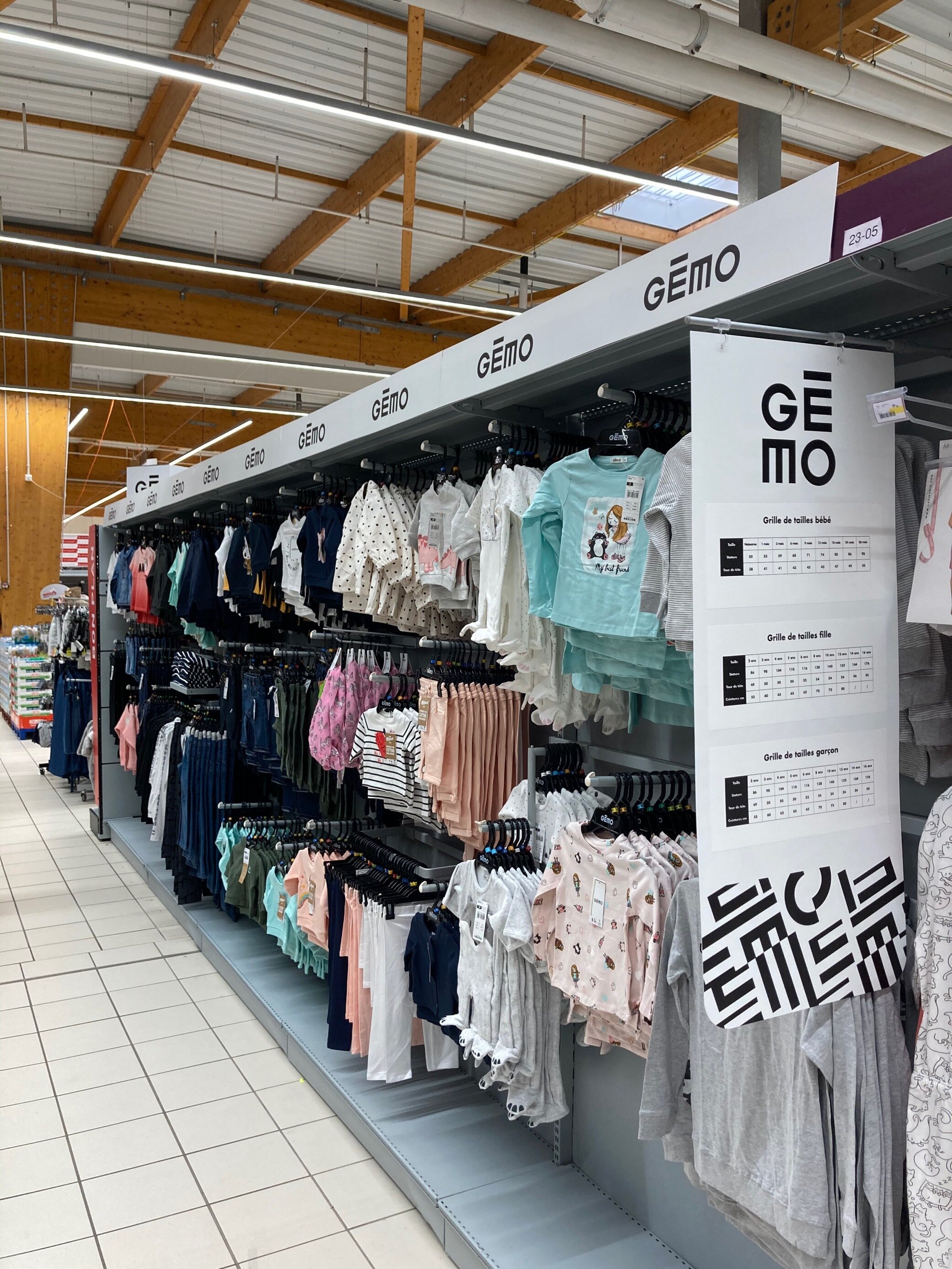 Gémo sera clairement identifié dans les rayons des Intermarché.  - © D.R.