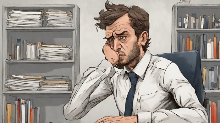 En France, seulement 21 % des employés ont une bonne relation au travail et 27 % se disent épanouis. - © Canva/Générée par IA