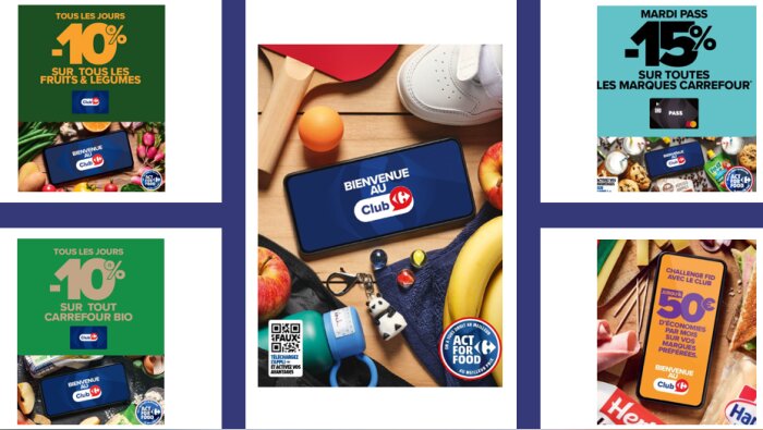 Carrefour dévoile son « Club » : un programme de fidélité réinventé pour unifier et engager. - © D.R.