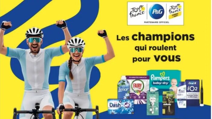 Procter &amp; Gamble fait son entrée dans le peloton des partenaires du Tour de France