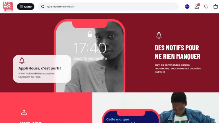 L’App mobile est un enjeu stratégique pour La Redoute. - © D.R.