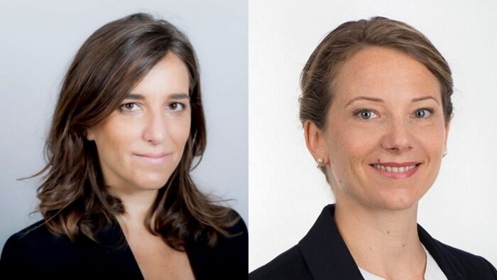 Laure Lucchesi (à gauche) cèderait son fauteuil à la colonelle Marielle Chrisment (à droite). - © D.R.