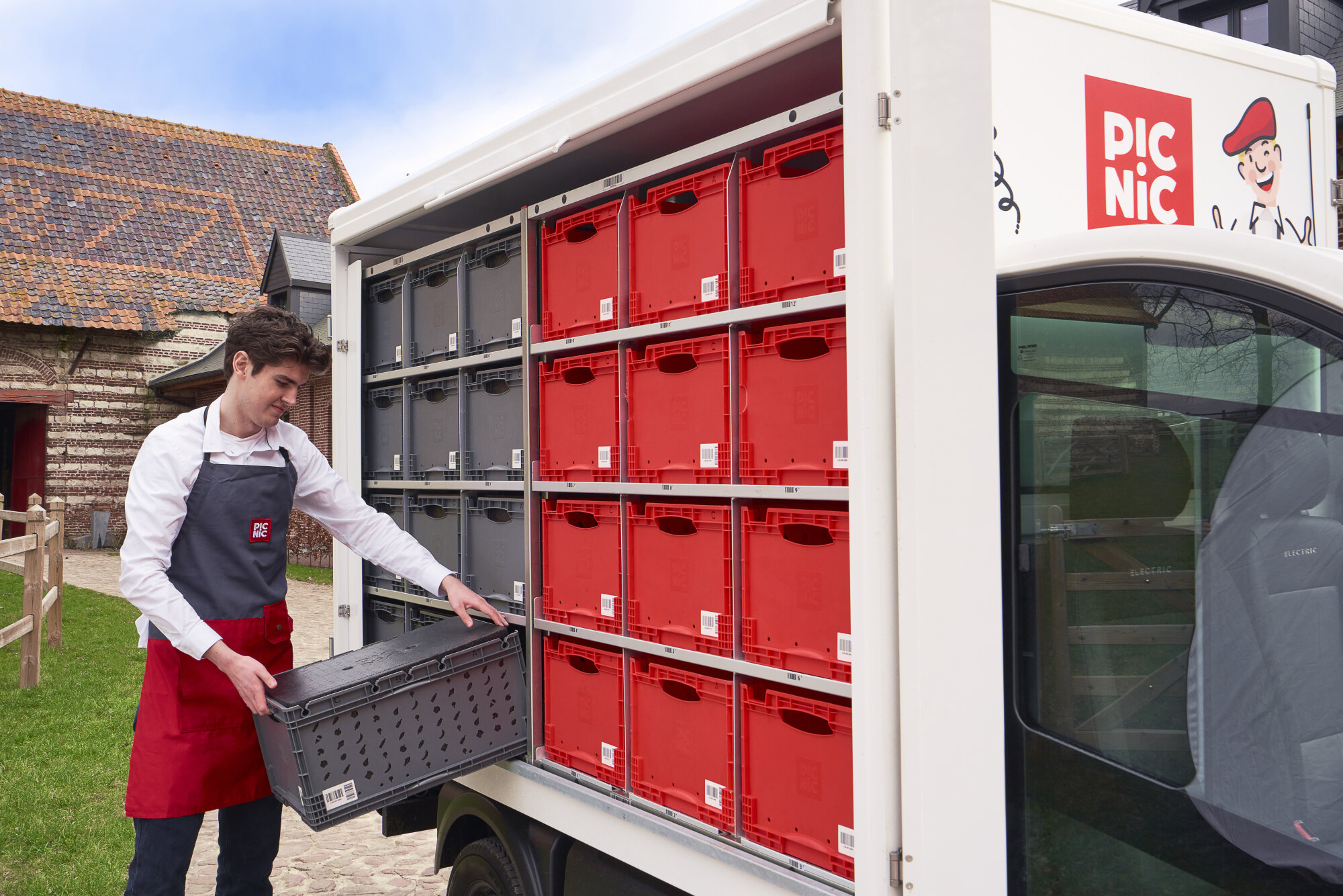 Picnic utilise ses propres outils pour planifier l’organisation de ses tournées. - © Picnic