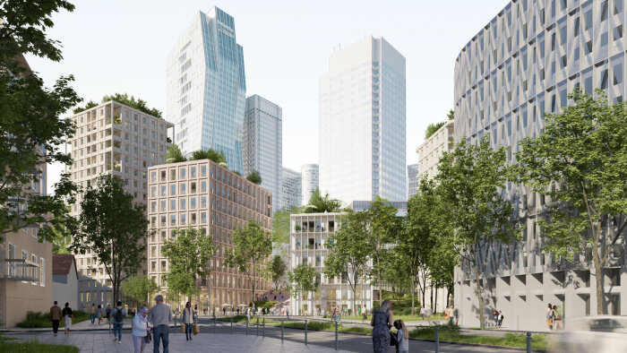 Le groupe mené par Quartus remporte le site Liberté dans le cadre de l’appel à projets Empreintes. - © Baumschlager Eberle Architectes