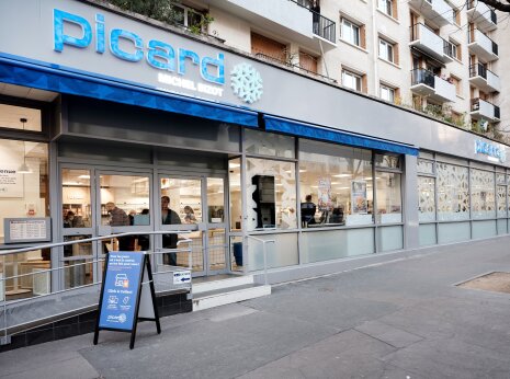 Le nom du magasin en façade - ©&amp;#160;Picard