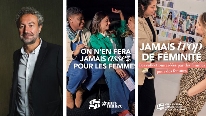 Grain de Malice redéfinit sa plateforme de marque pour suivre l’évolution de ses clientes. - © D.R.