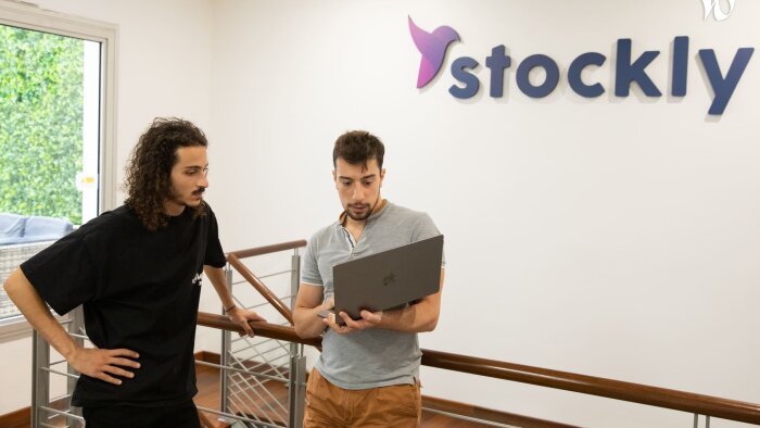 Eliott Jabès et Oscar Walter, les co-fondateurs de Stockly. - © D.R.