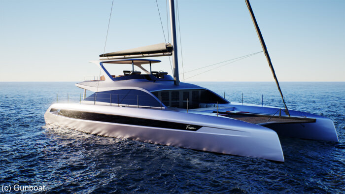 Gunboat est un constructeur français de catamarans de luxe. - © Gunboat
