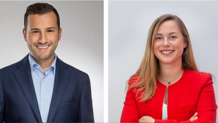 Jassine Ouali, directeur exécutif de la relation client et Johanna Ducloux directrice marketing. - © D.R.
