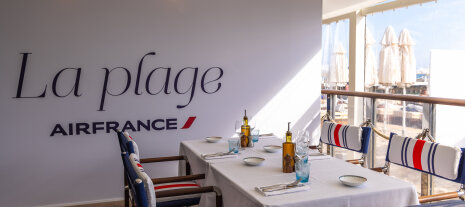 La plage Air France lors du dernier Festival de Cannes - ©&amp;#160;Air France