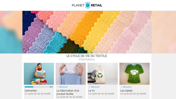Planet Retail est le nom de l’application de formation de l’Alliance du Commerce. - © D.R.