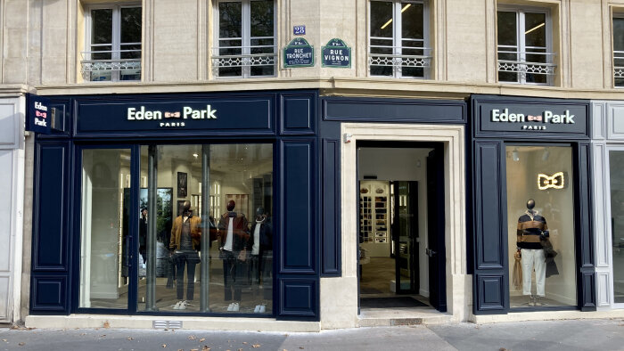 La boutique Eden Park, rue Tronchet, à Paris. - © Eden Park