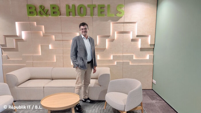 Nicolas Drapier est Group CIO de B&amp;B Hotels. - © Républik IT / B.L.