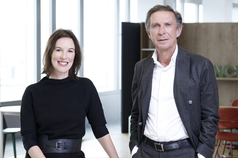 Céline Brucker et Hervé Navellou. - © L’Oreal