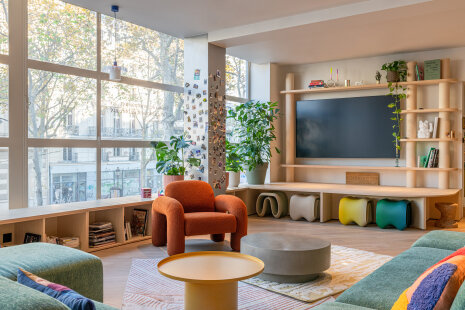 Matériaux biosourcés et éco-conçus dans les bureaux de Yemanja - ©&amp;#160;Jonathan Moyal