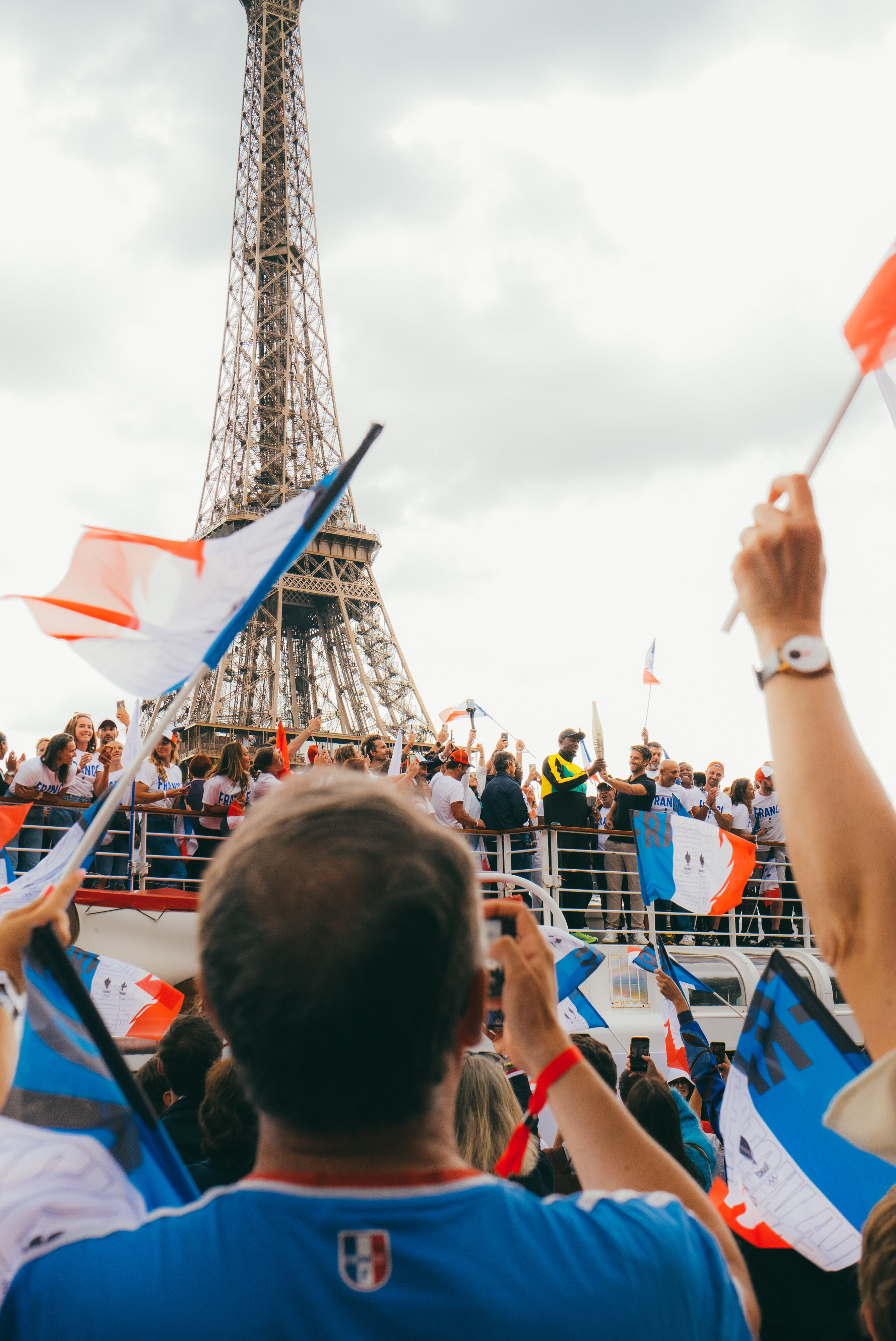 À J-365, présentation de la torche olympique aux athlètes Français et supporters de l’Équipe de France - © Boby