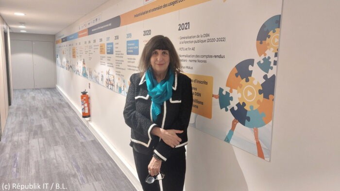 Elisabeth Humbert-Bottin est directeur général du GIP-MDS. - © Républik IT / B.L.