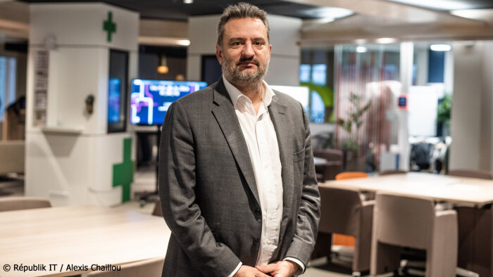 Frédéric Germain est Group Chief Data &amp; AI Officer de La Banque Postale - © Républik IT / Alexis Chaillou