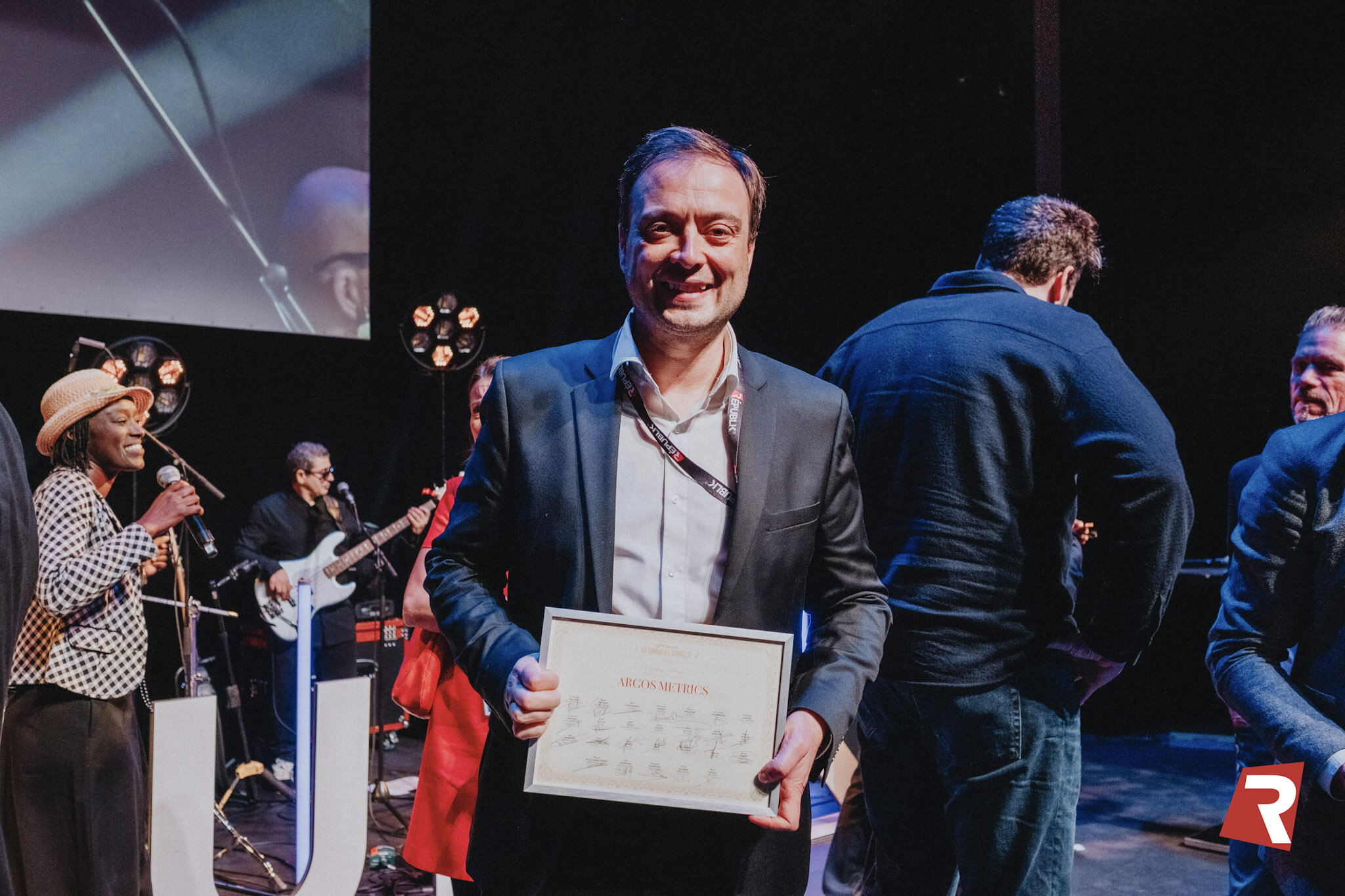 Argos Metrics remporte le Trophée Argent. - © D.R.