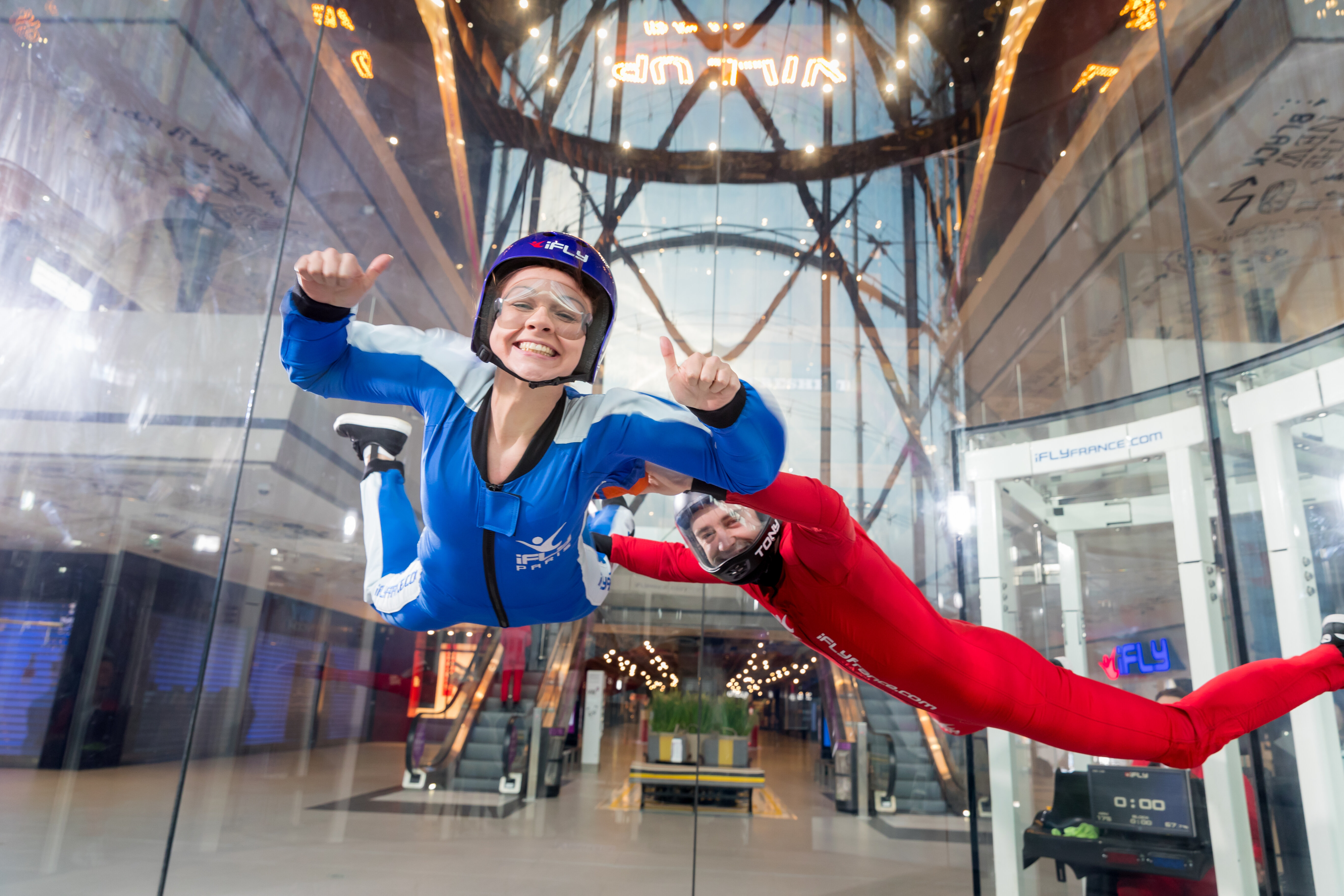 Simulateur de chute libre pour des sensations fortes - © Davidken
