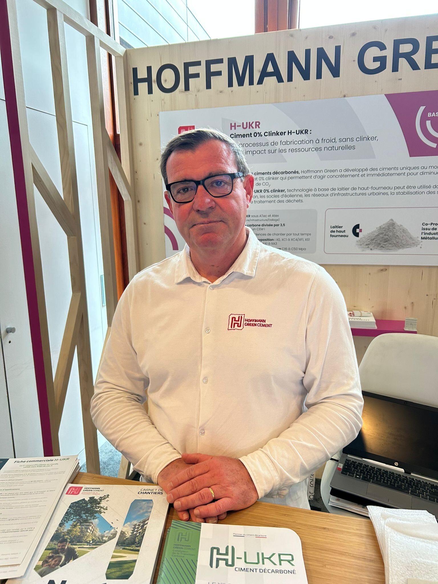 Yannis Martin, directeur commercial de Hoffmann Green Cement. - © D.R.