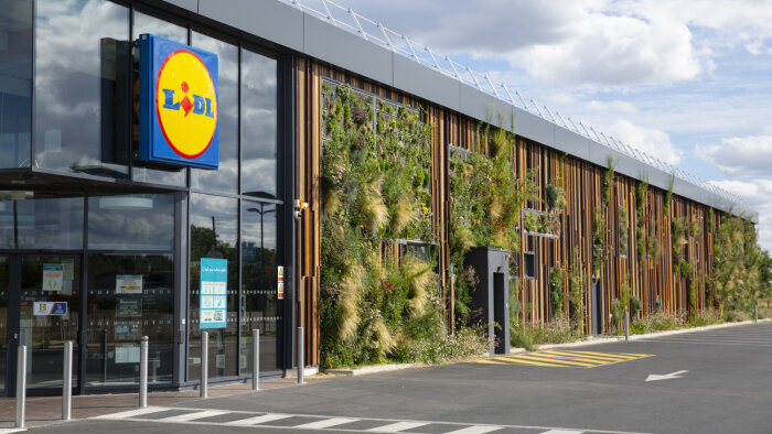 Lidl utilise son magasin de Chilly-Mazarin comme laboratoire d’énergies vertes. - © Lidl
