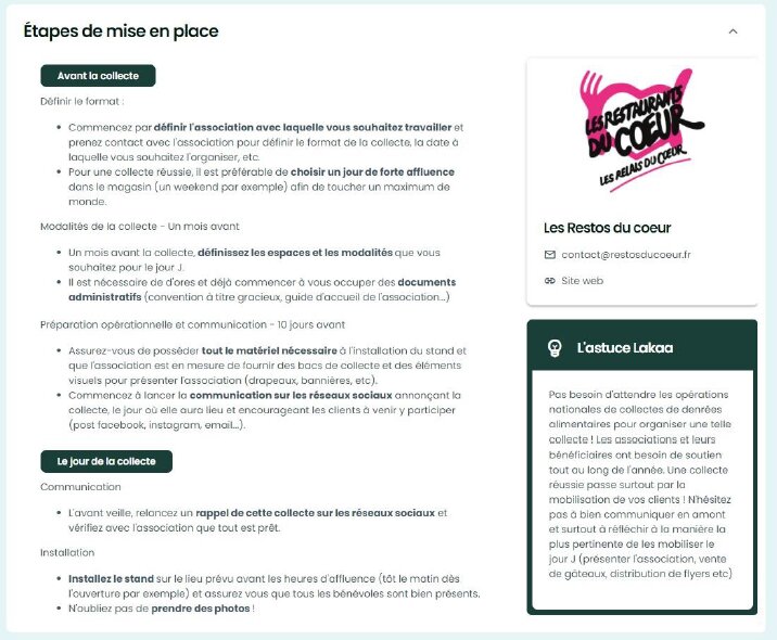 Les fiches donnent tous les détails pour la réalisation d’une action RSE. - © D.R.