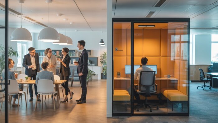 Entre convivialité et concentration, ce que les actifs recherchent vraiment dans leurs bureaux - © Image générée par IA