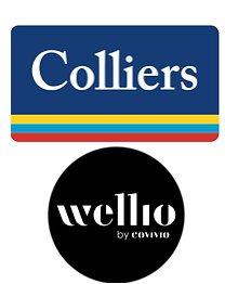 Logo Wellio &amp; Colliers - © Wellio/Colliers