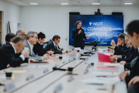 Marc Dumas a accueilli les jurés pour le Grand Oral de la Nuit du Commerce Connecté le 20 octobre. - ©&amp;#160;Républik Retail /M.Abella