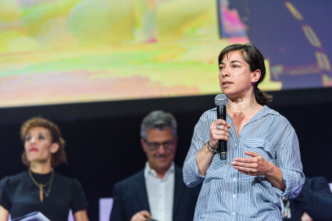 Les lauréats ont pu profiter d&amp;#039;un moment de gloire sur scène - ©&amp;#160;Carole Desheulles