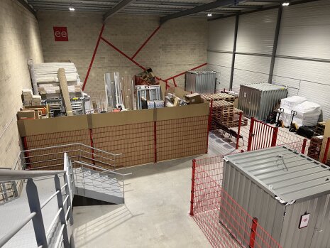 Aménagement d&amp;#039;espaces de co-activité au sein d&amp;#039;un entrepôt  - ©&amp;#160;Proudreed