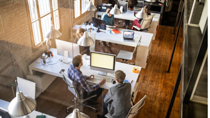 Baisse de fréquentation des bureaux - © DR.