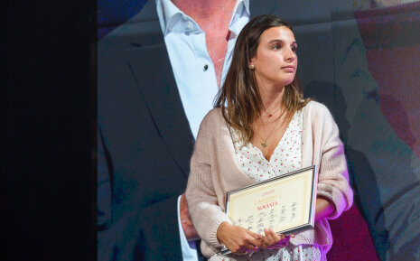Les lauréats ont pu profiter d&amp;#039;un moment de gloire sur scène - ©&amp;#160;Carole Desheulles
