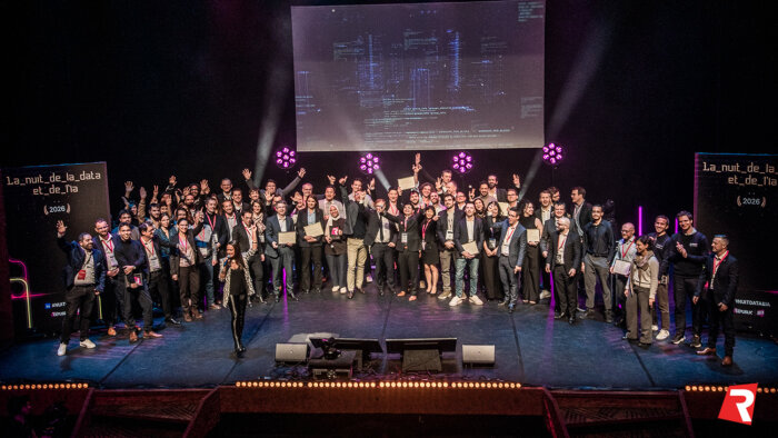 La quatrième Nuit de la Data et de l’IA a eu lieu au Théâtre Mogador le 9 février 2026. - © Républik IT / Alexis Chaillous