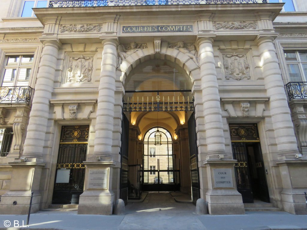 La Cour des Comptes, rue Cambon, à Paris