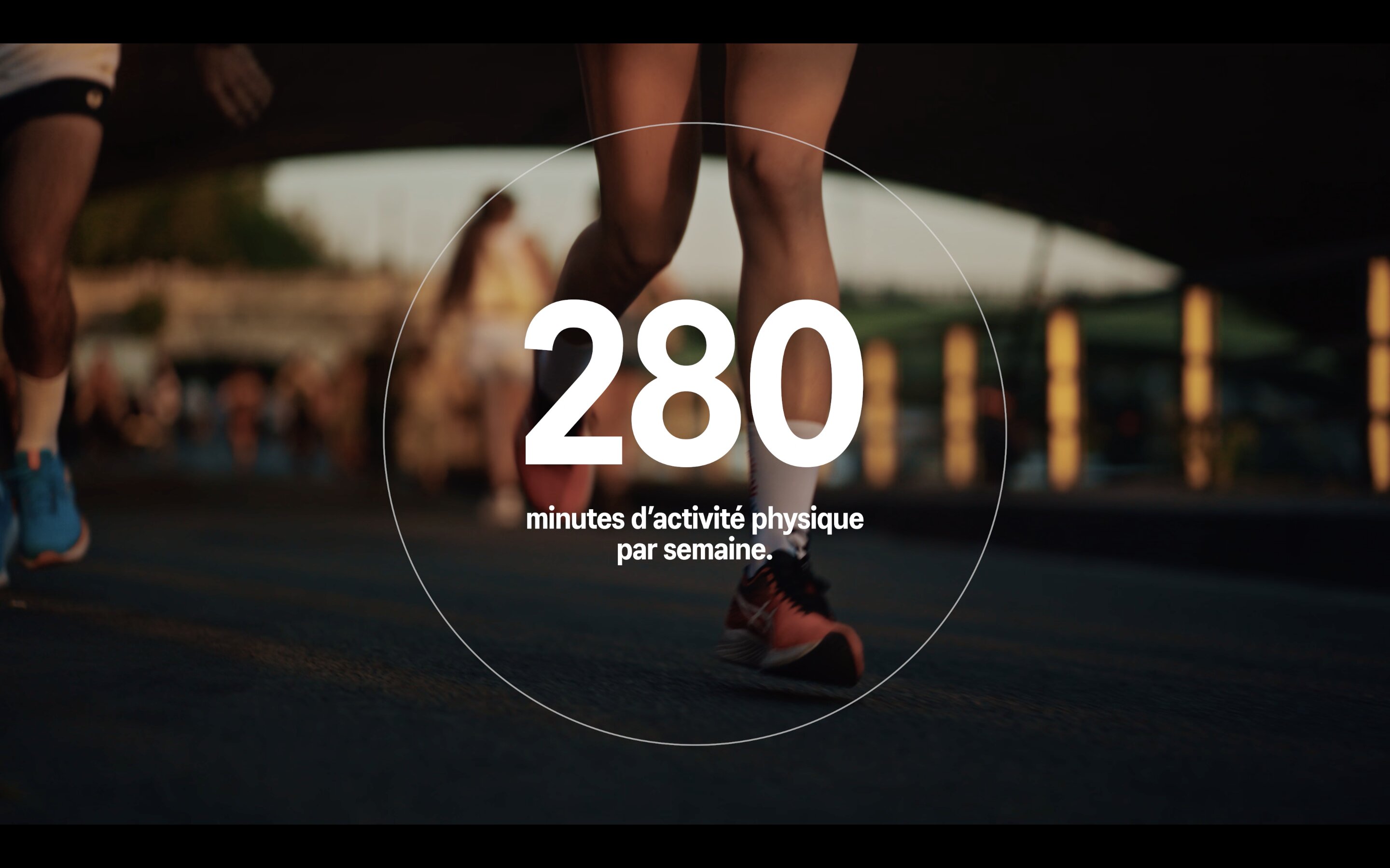  Taux moyen d’activité par semaine  - © Asics