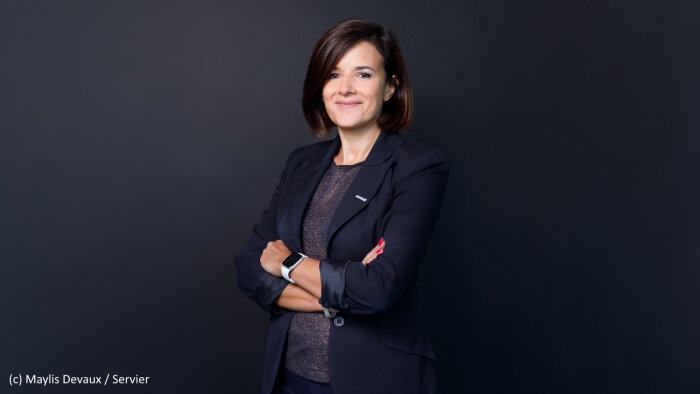 Virginie Dominguez est Executive Vice-President Digital, Data &amp; IT de Servier. - © Maylis Devaux / Servier